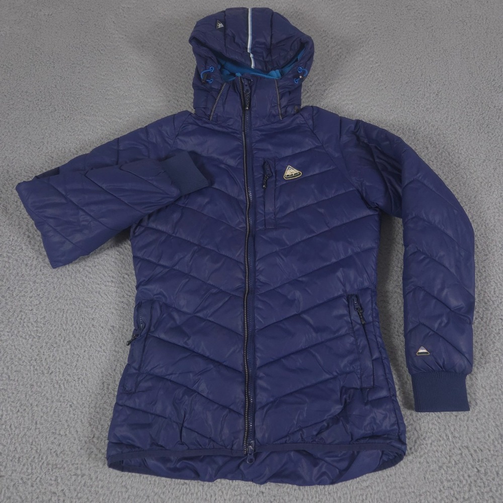 Mountain Horse Jacket Womens Small Blue Shelburn Puffer Coat Outdoor Equestrian